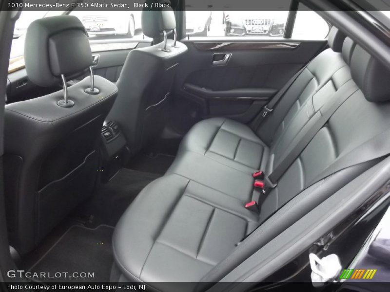 Black / Black 2010 Mercedes-Benz E 350 4Matic Sedan
