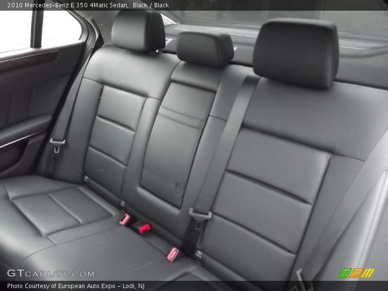 Black / Black 2010 Mercedes-Benz E 350 4Matic Sedan