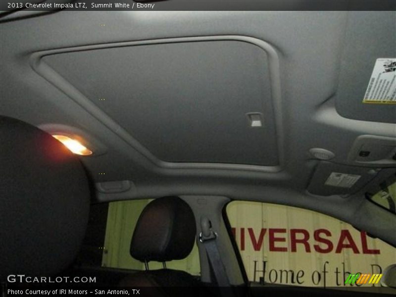 Summit White / Ebony 2013 Chevrolet Impala LTZ