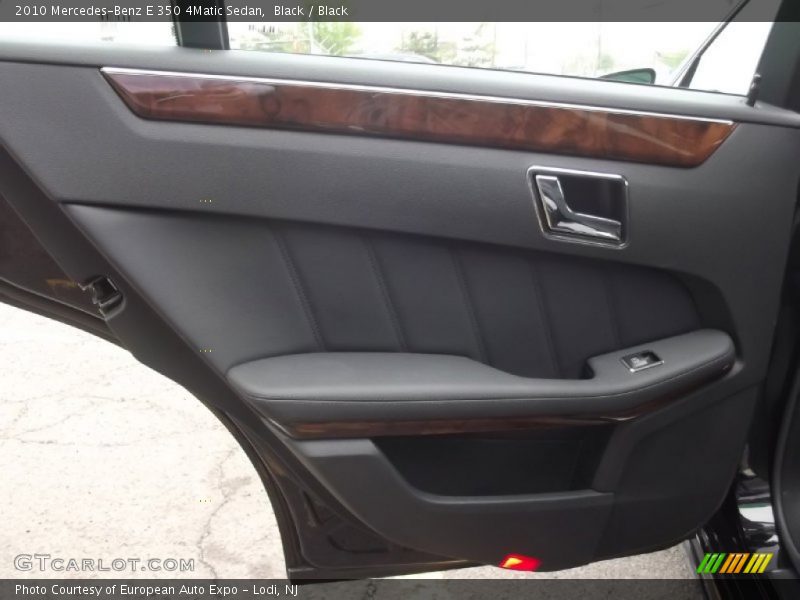 Black / Black 2010 Mercedes-Benz E 350 4Matic Sedan