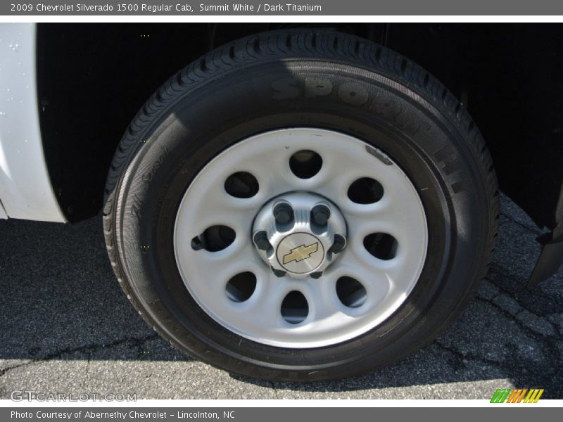 Summit White / Dark Titanium 2009 Chevrolet Silverado 1500 Regular Cab