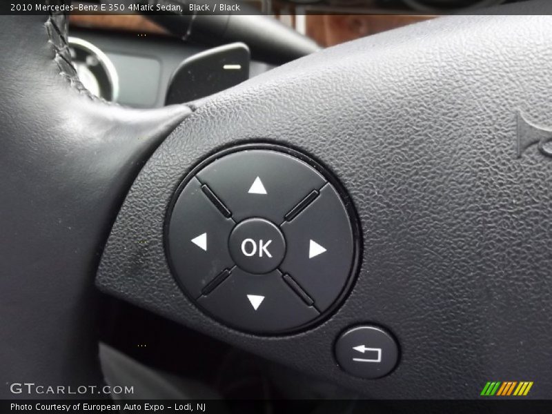 Black / Black 2010 Mercedes-Benz E 350 4Matic Sedan