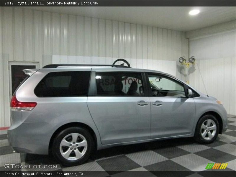 Silver Sky Metallic / Light Gray 2012 Toyota Sienna LE