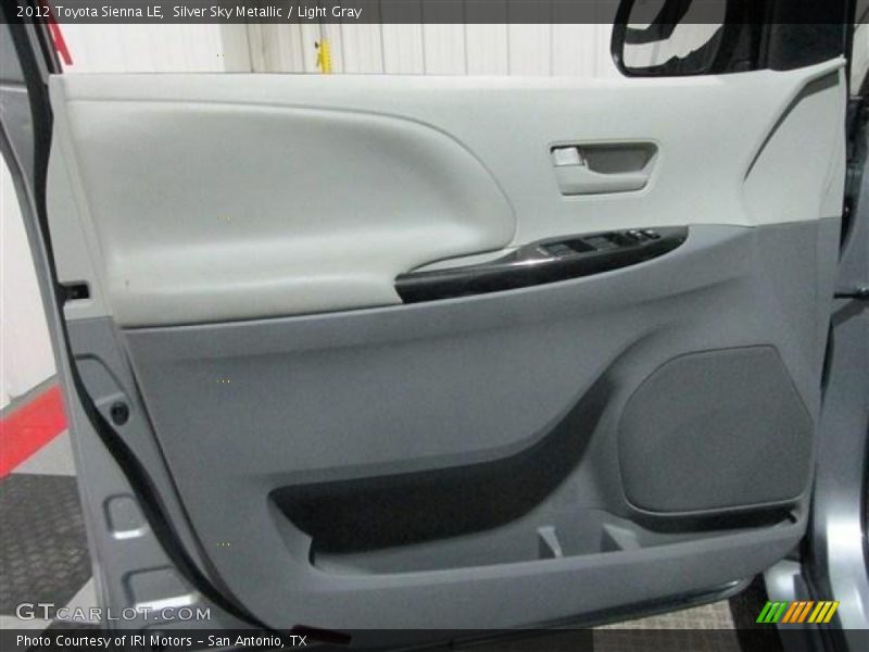 Silver Sky Metallic / Light Gray 2012 Toyota Sienna LE