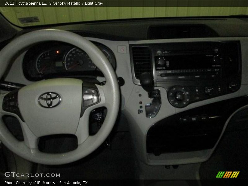 Silver Sky Metallic / Light Gray 2012 Toyota Sienna LE