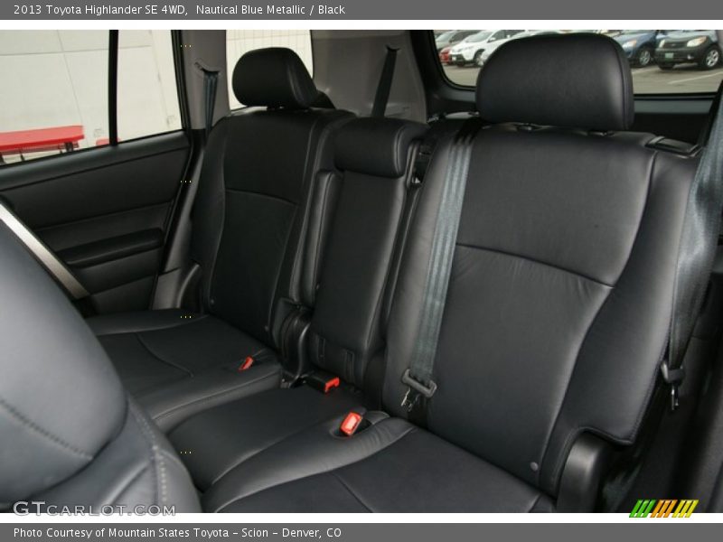 Nautical Blue Metallic / Black 2013 Toyota Highlander SE 4WD