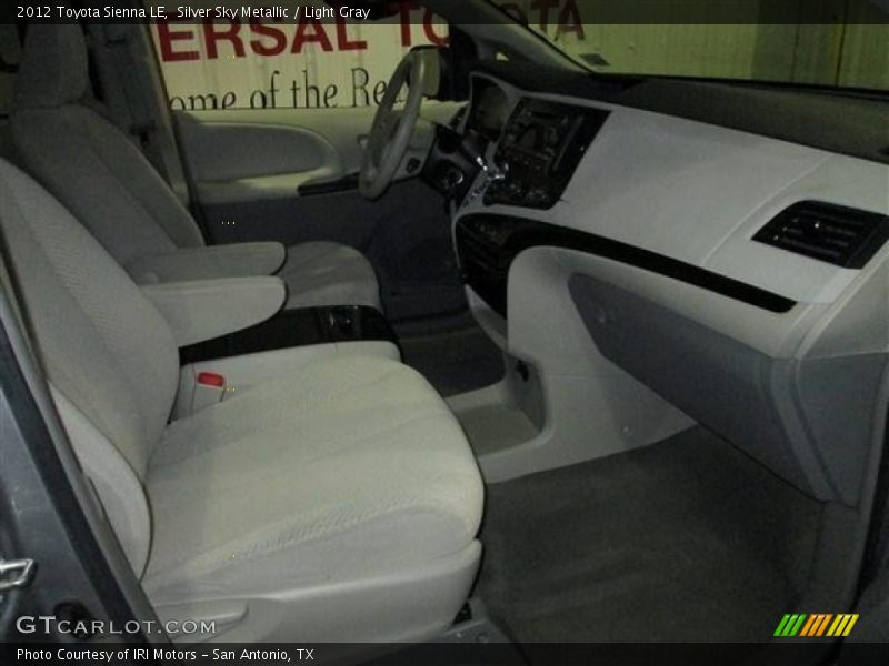 Silver Sky Metallic / Light Gray 2012 Toyota Sienna LE