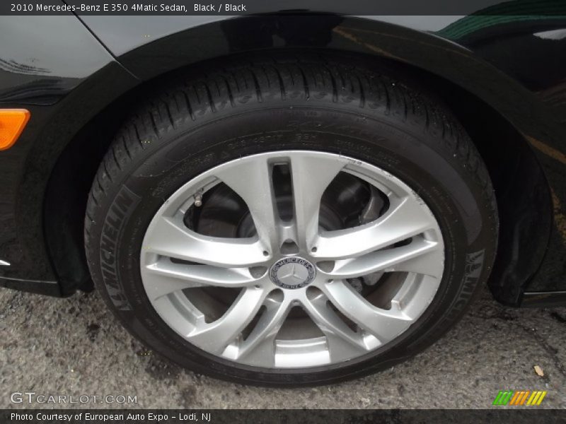 Black / Black 2010 Mercedes-Benz E 350 4Matic Sedan