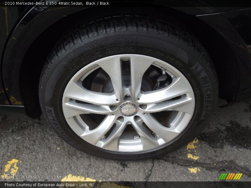 Black / Black 2010 Mercedes-Benz E 350 4Matic Sedan