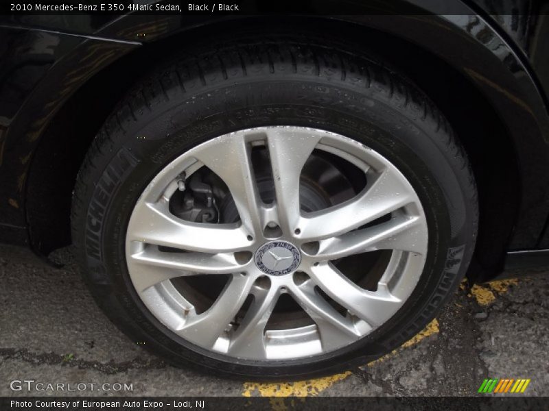Black / Black 2010 Mercedes-Benz E 350 4Matic Sedan