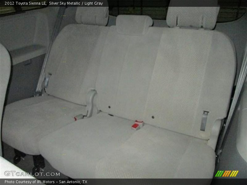 Silver Sky Metallic / Light Gray 2012 Toyota Sienna LE