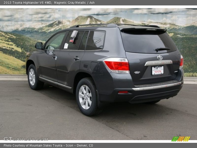 Magnetic Gray Metallic / Ash 2013 Toyota Highlander V6 4WD