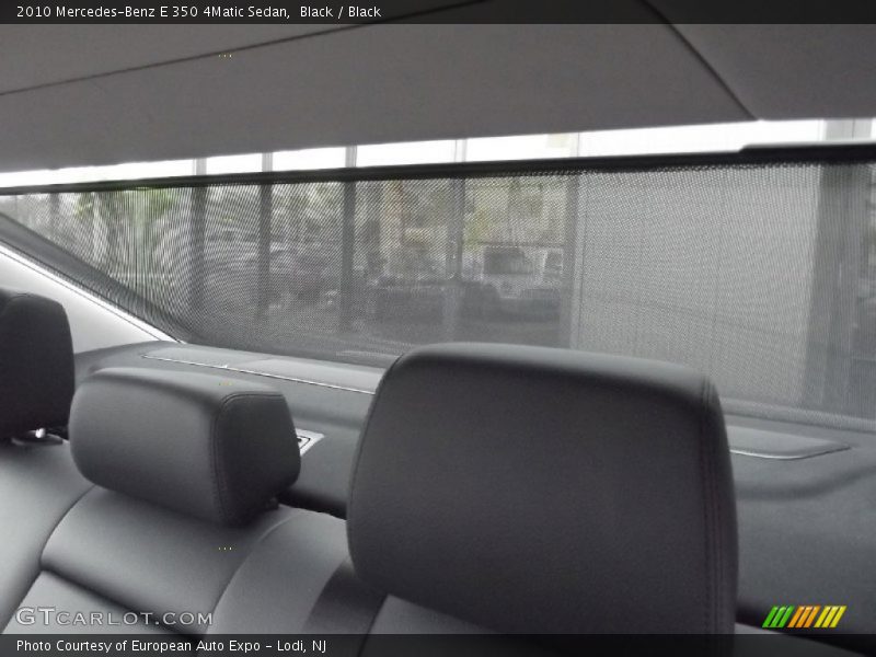 Black / Black 2010 Mercedes-Benz E 350 4Matic Sedan