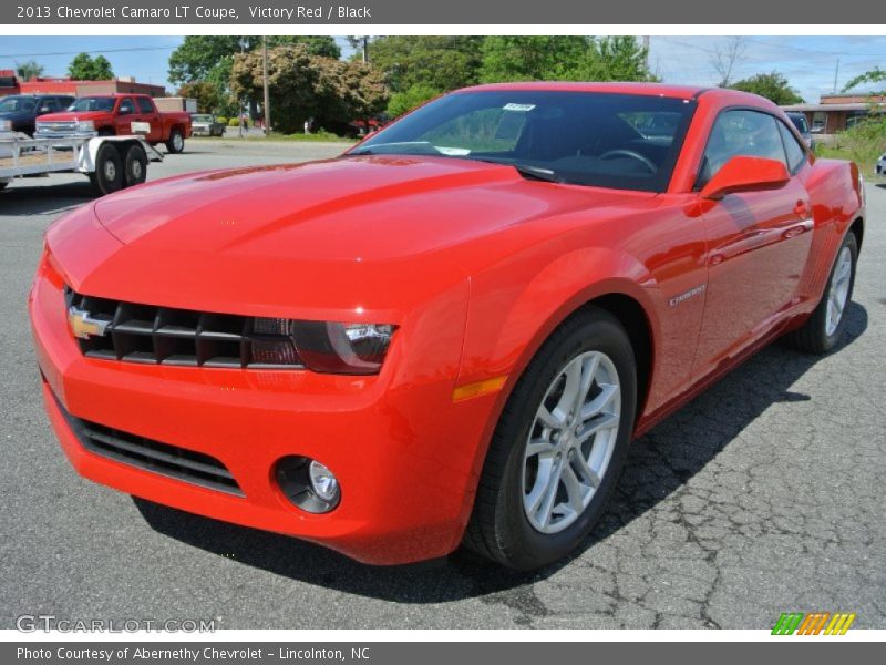 Victory Red / Black 2013 Chevrolet Camaro LT Coupe