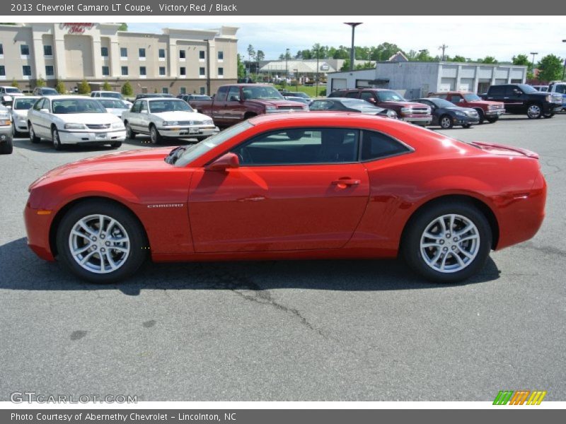 Victory Red / Black 2013 Chevrolet Camaro LT Coupe