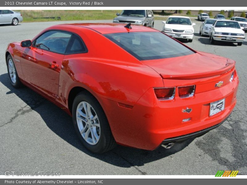 Victory Red / Black 2013 Chevrolet Camaro LT Coupe