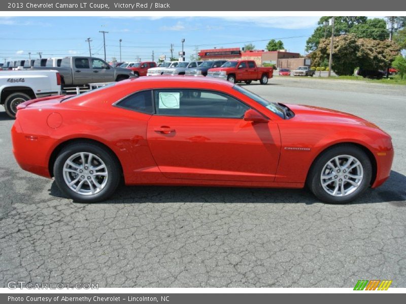 Victory Red / Black 2013 Chevrolet Camaro LT Coupe