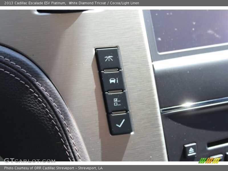 Controls of 2013 Escalade ESV Platinum