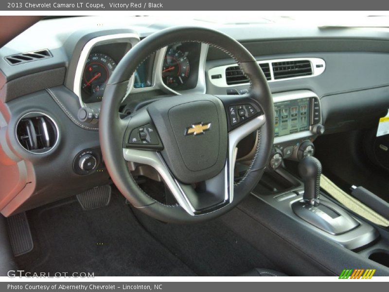 Victory Red / Black 2013 Chevrolet Camaro LT Coupe