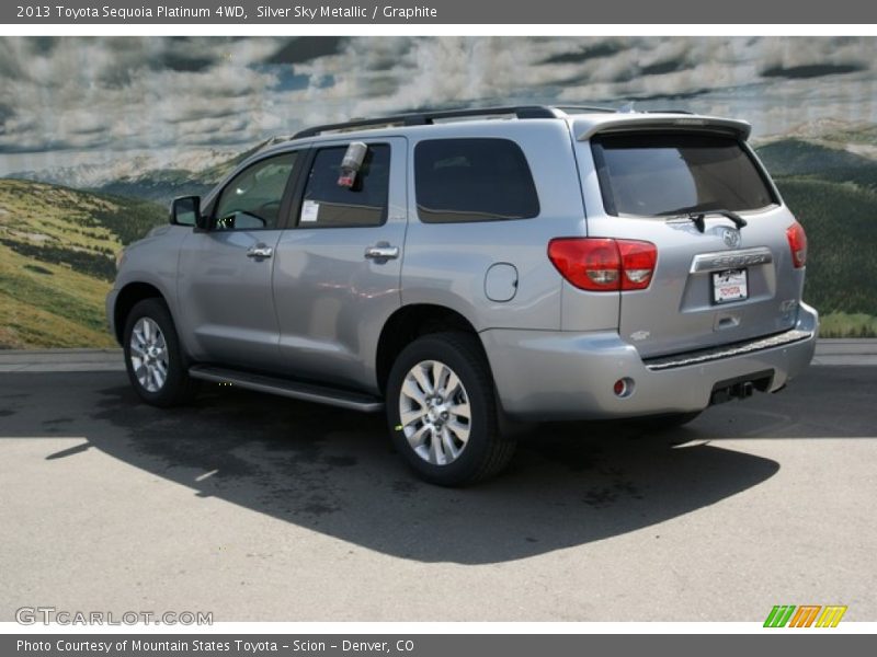 Silver Sky Metallic / Graphite 2013 Toyota Sequoia Platinum 4WD