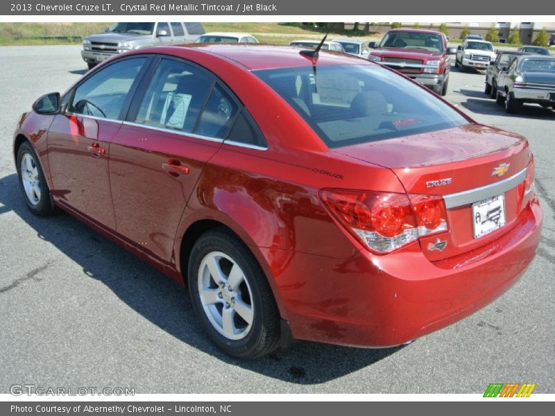 Crystal Red Metallic Tintcoat / Jet Black 2013 Chevrolet Cruze LT