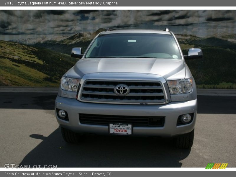 Silver Sky Metallic / Graphite 2013 Toyota Sequoia Platinum 4WD