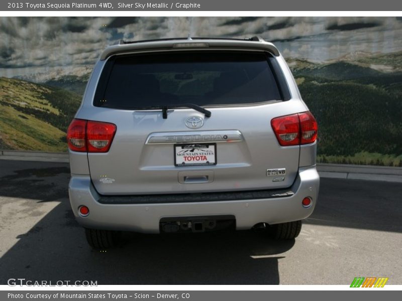 Silver Sky Metallic / Graphite 2013 Toyota Sequoia Platinum 4WD