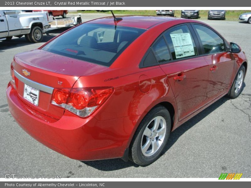 Crystal Red Metallic Tintcoat / Jet Black 2013 Chevrolet Cruze LT