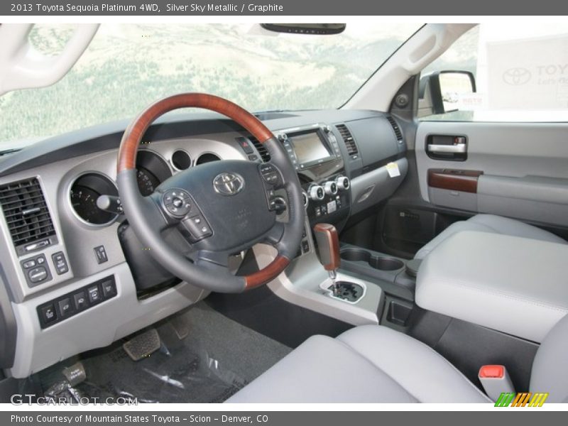  2013 Sequoia Platinum 4WD Graphite Interior