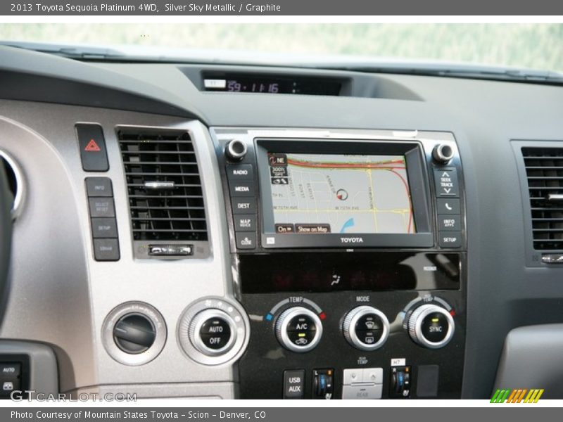 Navigation of 2013 Sequoia Platinum 4WD