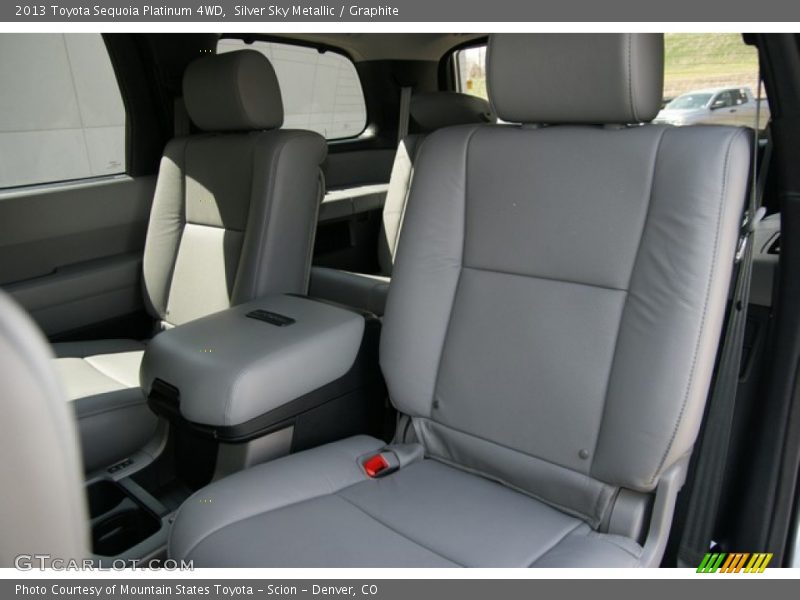 Rear Seat of 2013 Sequoia Platinum 4WD