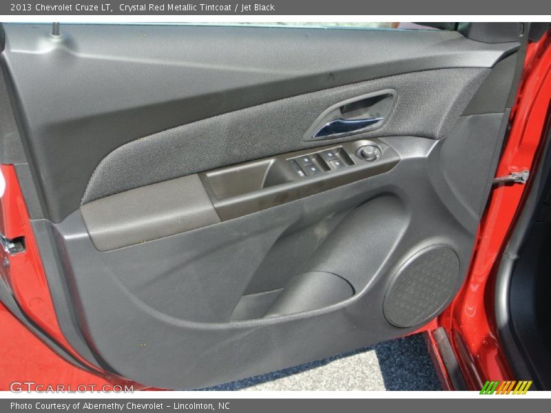 Crystal Red Metallic Tintcoat / Jet Black 2013 Chevrolet Cruze LT