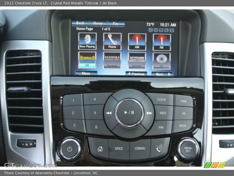 Crystal Red Metallic Tintcoat / Jet Black 2013 Chevrolet Cruze LT