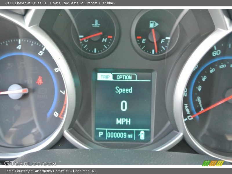 Crystal Red Metallic Tintcoat / Jet Black 2013 Chevrolet Cruze LT