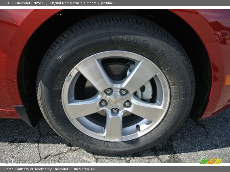 Crystal Red Metallic Tintcoat / Jet Black 2013 Chevrolet Cruze LT