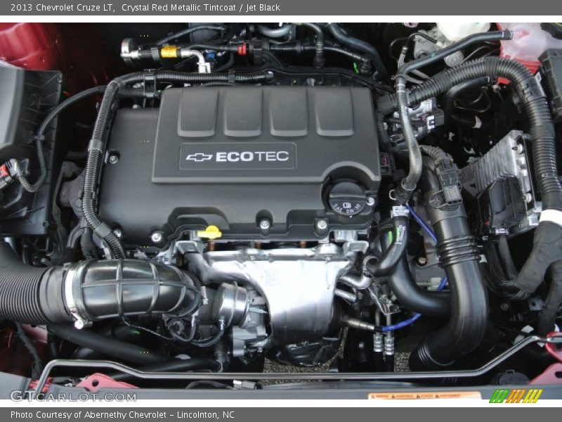 Crystal Red Metallic Tintcoat / Jet Black 2013 Chevrolet Cruze LT