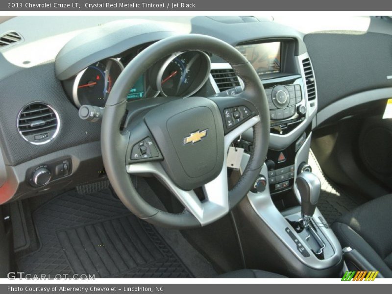 Crystal Red Metallic Tintcoat / Jet Black 2013 Chevrolet Cruze LT