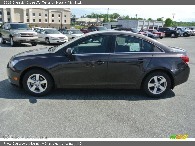 Tungsten Metallic / Jet Black 2013 Chevrolet Cruze LT