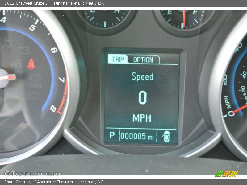 Tungsten Metallic / Jet Black 2013 Chevrolet Cruze LT