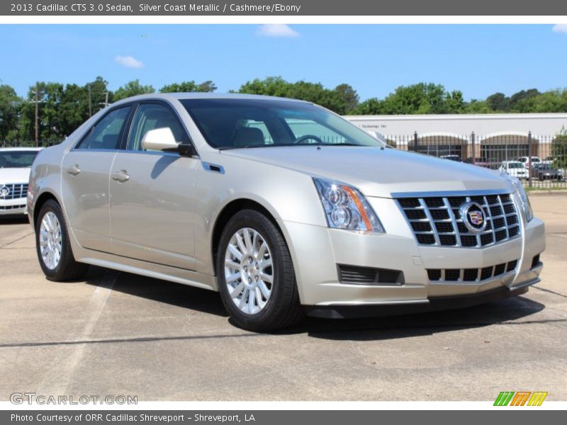 Front 3/4 View of 2013 CTS 3.0 Sedan