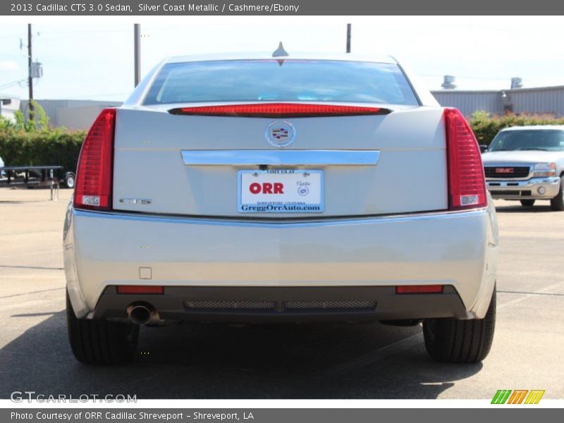 Silver Coast Metallic / Cashmere/Ebony 2013 Cadillac CTS 3.0 Sedan