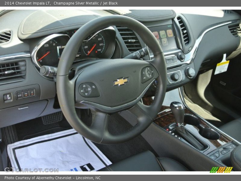 Champagne Silver Metallic / Jet Black 2014 Chevrolet Impala LT