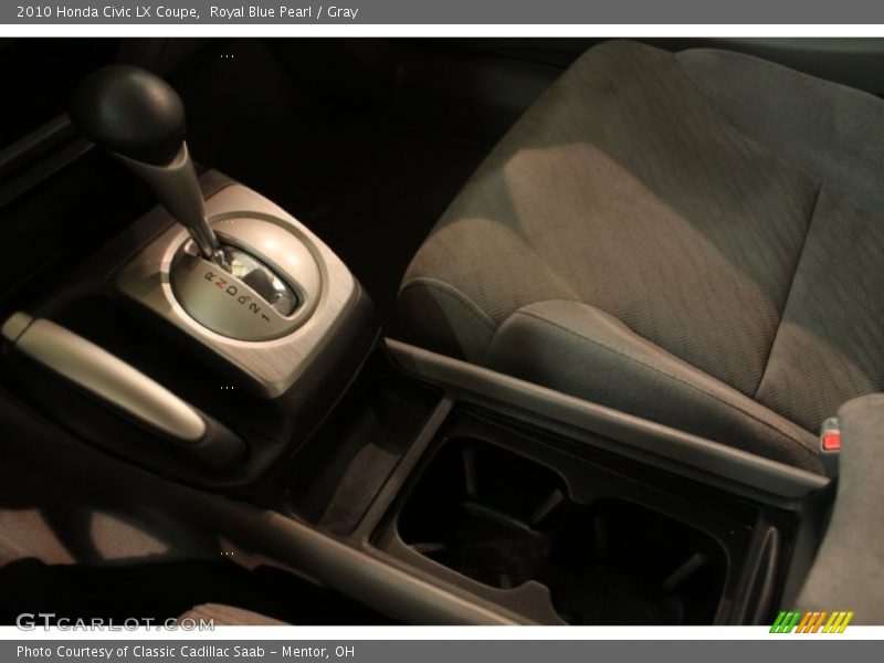 Royal Blue Pearl / Gray 2010 Honda Civic LX Coupe