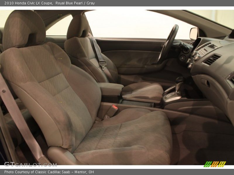 Royal Blue Pearl / Gray 2010 Honda Civic LX Coupe