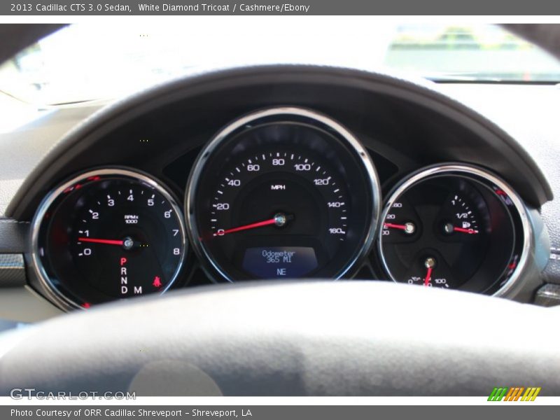 White Diamond Tricoat / Cashmere/Ebony 2013 Cadillac CTS 3.0 Sedan