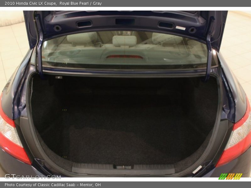 Royal Blue Pearl / Gray 2010 Honda Civic LX Coupe