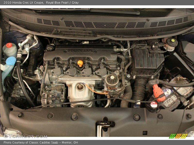 Royal Blue Pearl / Gray 2010 Honda Civic LX Coupe