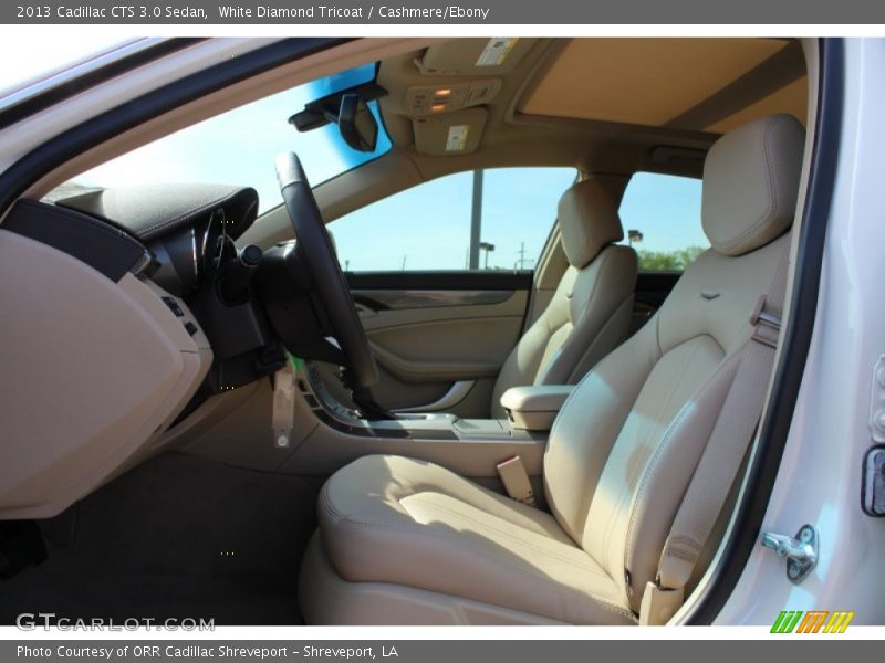 White Diamond Tricoat / Cashmere/Ebony 2013 Cadillac CTS 3.0 Sedan