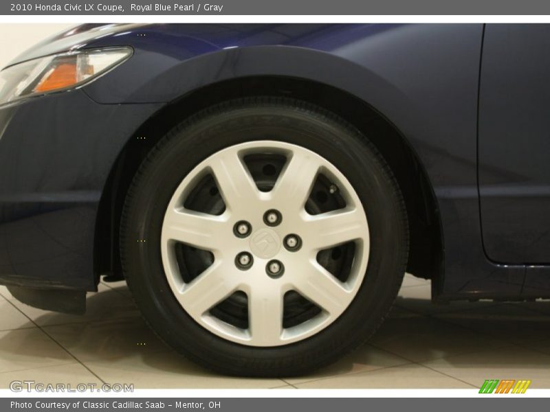Royal Blue Pearl / Gray 2010 Honda Civic LX Coupe