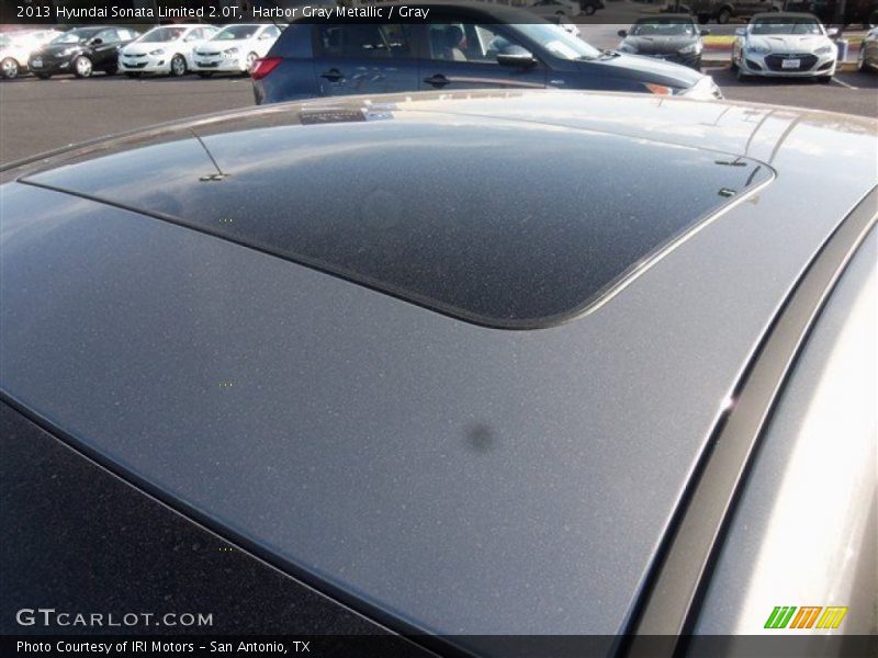 Harbor Gray Metallic / Gray 2013 Hyundai Sonata Limited 2.0T
